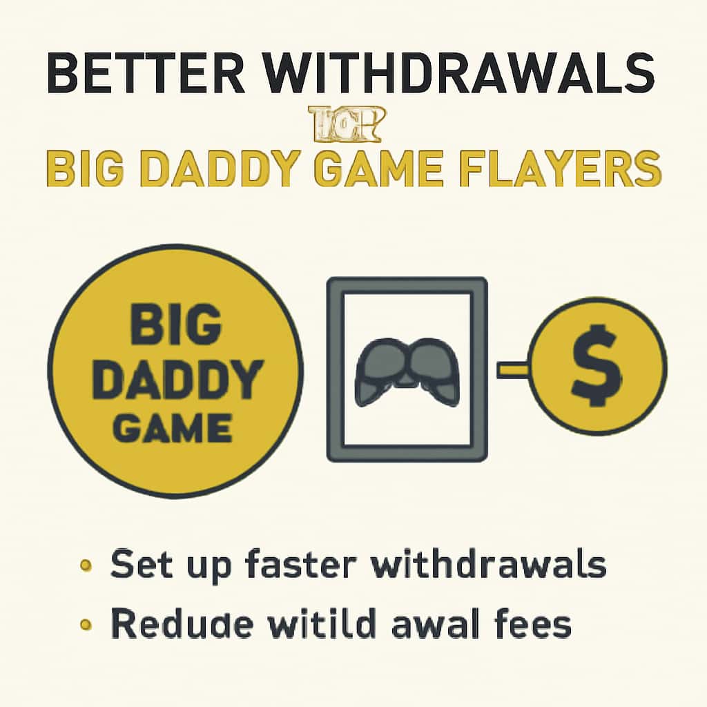Illustration explaining Better Withdrawals for Big Daddy Game Players.