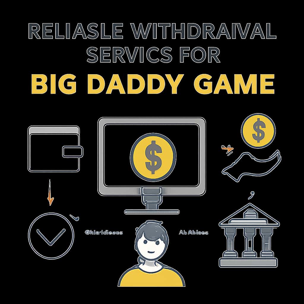 An educational diagram outlining the withdrawal process for Big Daddy Game.
