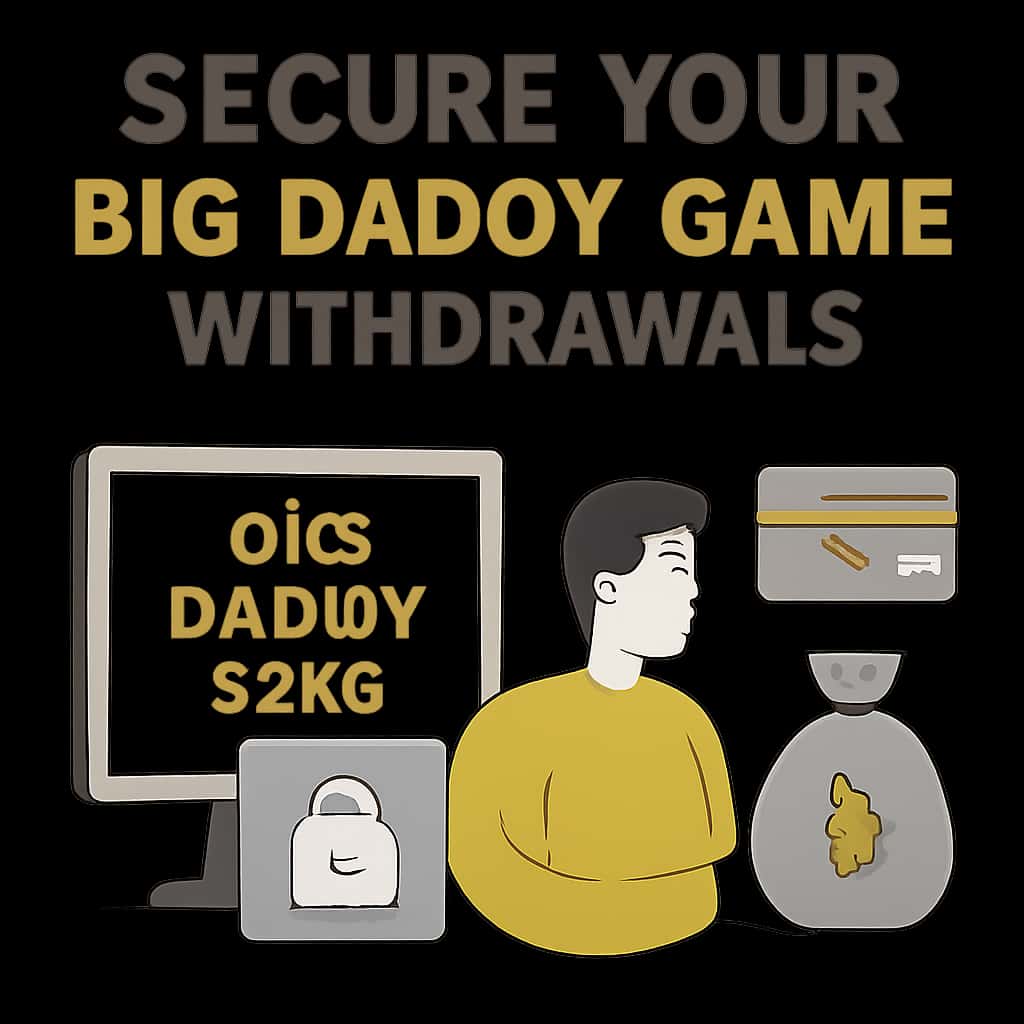 An educational diagram detailing the steps for securing Big Daddy Game Withdrawals.