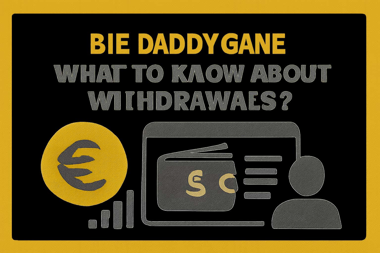 Informational scene about Big Daddy Game withdrawals with clear text.