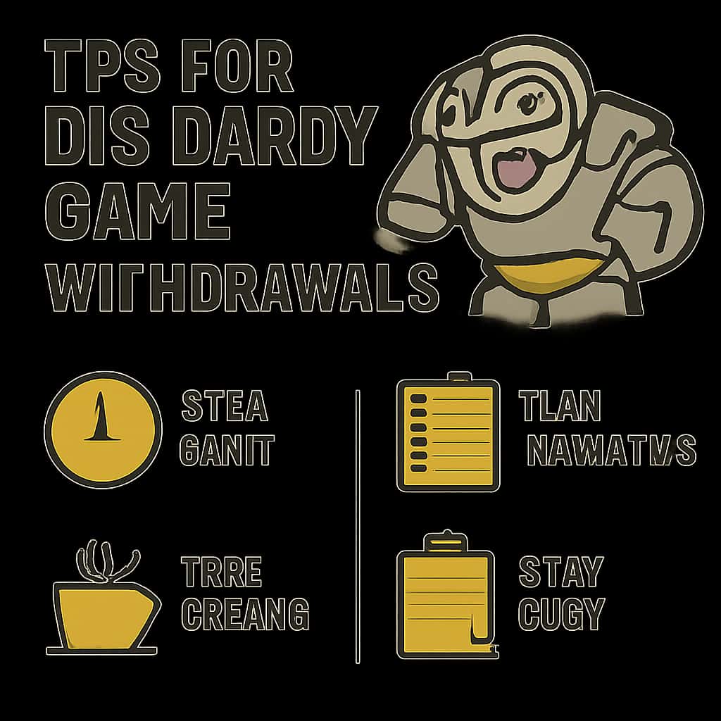 An educational diagram detailing the withdrawal process for Big Daddy Game.