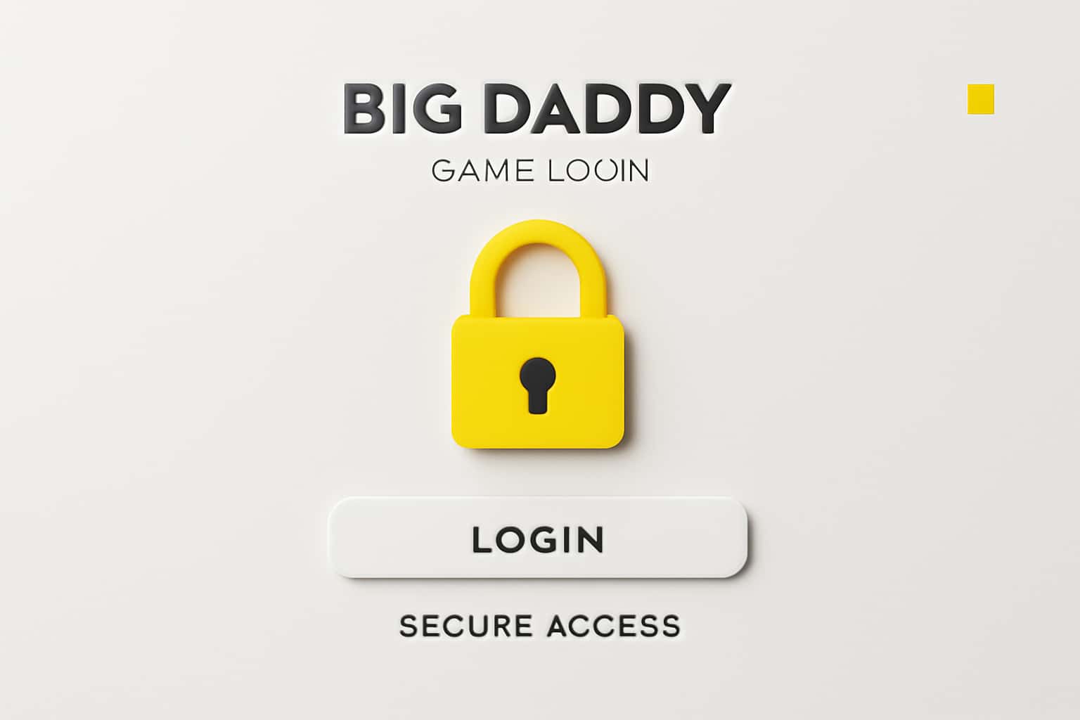 Big Daddy Game Login - Secure Access Interface